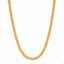 22K Two-Tone Gold Braided Fancy Chain, 24 Inches (47.6 grams)