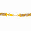22K Two-Tone Gold Braided Fancy Chain, 24 Inches (47.6 grams)