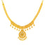 22K Yellow Gold Filigree Necklace & Earring Set (38.7 grams)