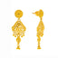 22K Gold Filigree Necklace & Earring Set (34.8 grams)