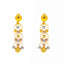 22K Multi-Gold Beaded Necklace & Earring Set (31.5 grams)