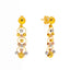 22K Multi-Gold Beaded Necklace & Earring Set (31.5 grams)