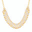 22K Multi-Gold Beaded Necklace & Earring Set (31.5 grams)