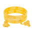 22K Yellow Gold Filigree Bangle Pair Size 2.4 (47.5 grams)