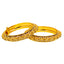 22K Yellow Gold & Enamel Kada Style Bangle Pair (88.7 grams)