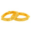 22K Yellow Gold Filigree Bangle Pair (63.4 grams)