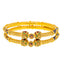 22K Gold Meenakari Bangle Set of Two (40.1 grams)