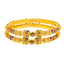 22K Gold Meenakari Pipe Bangles Pair Size 2.6 (47.7 grams)