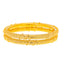 22K Yellow Gold Filigree Bangle Set of 6 Size 2.4 (34.3 grams)