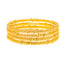 22K Yellow Gold Filigree Bangle set of 6 Size 2.4 (23.3 grams)