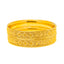 22K Yellow Gold Filigree Bangle Set of 6 Size 2.2 grams (37.5 grams)