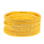 22K Yellow Gold Filigree Bangle set of 6 Size 2.8 (20.9 grams)