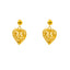 22K Yellow Gold 19 inch Pendant Necklace Set (10.2gm)