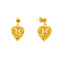 22K Yellow Gold 19 inch Pendant Necklace Set (10.2gm)