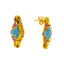 22K Yellow Gold 18 inch Pendant Necklace Set w/ CZ (10.2gm)
