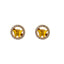22K Yellow Gold 17 inch Pendant Necklace Set w/ CZ (7.1gm)