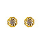 22K Yellow Gold 17 inch Pendant Necklace Set w/ CZ (6.9gm)