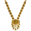 22K Gold, Emerald, Ruby, & CZ Laxmi Necklace (57.7 grams)