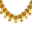 22K Gold, Emerald, Ruby, & CZ Temple Necklace (60.9 grams)