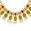22K Yellow Gold Navaratna Necklace (84.5 grams)