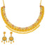 22K Yellow Gold Filigree Necklace Set (68.2 grams)