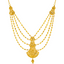 22K Yellow Gold Filigree Necklace Set (60.8 grams)