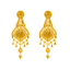 22K Yellow Gold Filigree Necklace Set (54.2 grams)