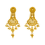 22K Yellow Gold Filigree Necklace Set (52.1 grams)