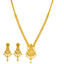 22K Yellow Gold Filigree Necklace Set (52.1 grams)