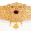 22K Gold, Ruby & CZ Vaddanam Belt (169.1 grams)