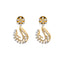 18K Multi-Tone Gold Pendant Necklace Set w/ 1.06 Carat Diamonds (10.2gm)