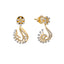 18K Multi-Tone Gold Pendant Necklace Set w/ 1.06 Carat Diamonds (10.2gm)