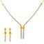 22K Multi-Tone Gold Necklace Set (16.5 grams)