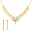 22K Multi-Tone Gold Necklace Set (16.2 grams)