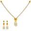 22K Multi-Tone Gold Necklace Set (17.1 grams)