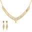 22K Multi-Tone Gold Necklace Set (14.6 grams)