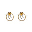 18K Yellow Gold Pendant Necklace Set w/ 0.29 Carat Diamonds (5.35gm)