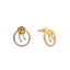 18K Yellow Gold Pendant Necklace Set w/ 0.29 Carat Diamonds (5.35gm)