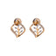 18K Rose Gold Pendant Necklace Set w/ 0.28 Carat Diamonds (4.92gm)