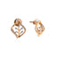 18K Rose Gold Pendant Necklace Set w/ 0.28 Carat Diamonds (4.92gm)