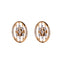 18K Rose Gold Pendant Necklace Set w/ 0.27 Carat Diamonds (5.5gm)