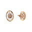18K Rose Gold Pendant Necklace Set w/ 0.27 Carat Diamonds (5.5gm)