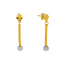 22K Multi-Tone Gold Necklace Set (18 grams)