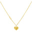 22K Gold Chain with Heart Pendant (1.5 grams)