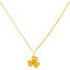 22K Gold Chain with Clover Pendant (3.5 grams)