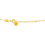 22K Gold Chain with Clover Pendant (3.5 grams)