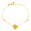 22K Gold Bracelet with Heart Charm (2.6 grams)