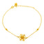22K Gold Bracelet with Abstract Charm (2.8 grams)