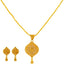 22K Gold Beaded Pendant Set (10 grams)