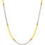 22K Multi-Tone Gold Beaded Chain (16.7 grams)